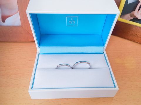 【GALA JEWELRY(ガラジュエリー)の口コミ】 私たち2人の希望はシンプルなストレートラインでプラチナであることのみで…