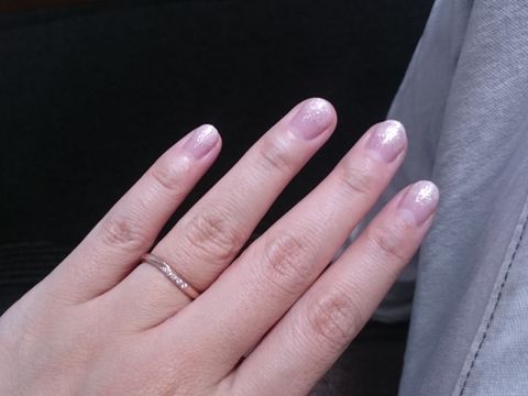 【Pinky&Dianne(ピンキー＆ダイアン)の口コミ】 二人で選びに行きました。主人がゴールド、私がシルバーを希望していたの…