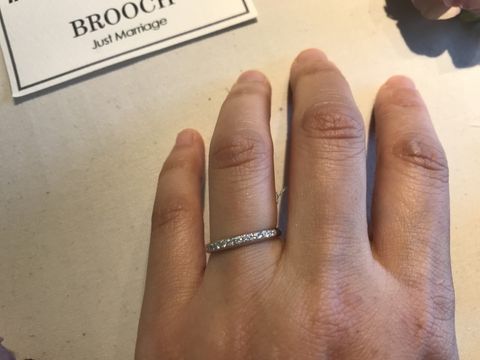 【BRIDGE(ブリッジ)の口コミ】 こちらの指輪はエクセレントカットのダイヤモンドを使ってるのが売りらし…