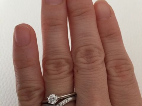 【ティファニー(Tiffany & Co.)の口コミ】 婚約指輪はつける機会が少ないからもったいないので、「要らないよ」と伝…