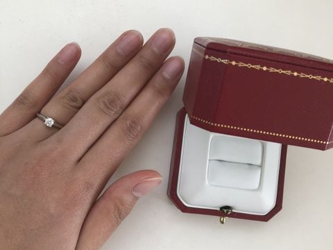 【カルティエ(Cartier)の口コミ】 はめた瞬間に、しっくりくるものがありました。太めのデザインのものや、…