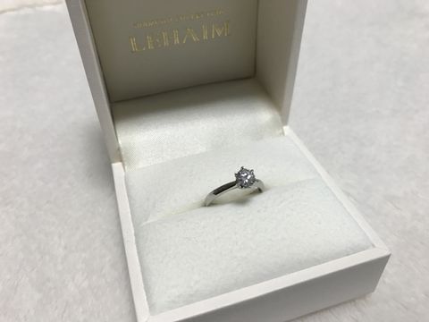 【LEHAIM(レハイム)の口コミ】 これぞ婚約指輪！という、王道の一粒石のものを探していました。予算内で…