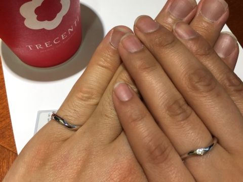 【TRECENTI(トレセンテ)の口コミ】 つけ心地がとても良かった。
つけている感じが他ブランドの指輪より少なく…