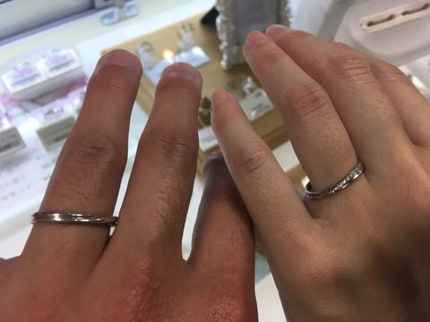 【LEHAIM(レハイム)の口コミ】 少しウェーブがかかっていて、メレダイヤが入っている指輪が欲しくて、い…