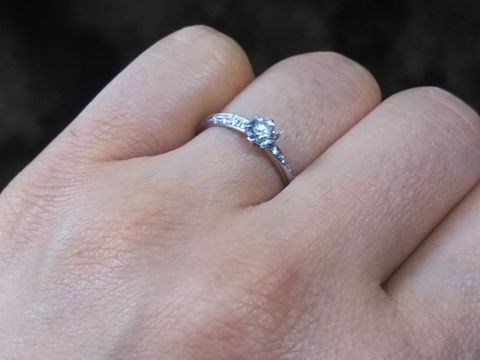 【BRILLIANCE+(ブリリアンスプラス)の口コミ】 クリスマスイブにサプライズで「ダイヤモンドでプロポーズ」をしてもらい…