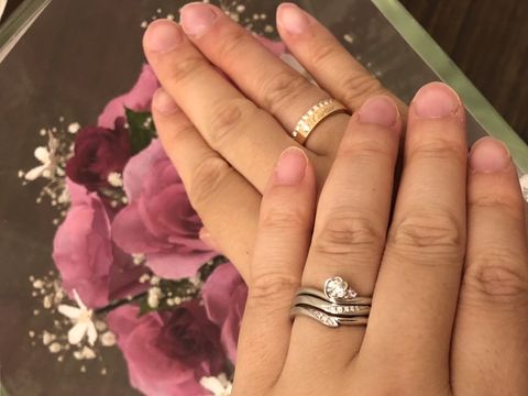 【TRECENTI(トレセンテ)の口コミ】 カタログで見た婚約指輪のデザインに一目惚れした為購入しました。私自身…