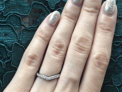 【アイプリモ(I-PRIMO)の口コミ】 ネットで先に見ていて気になっていたので試着させて頂きました！結婚指輪…