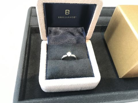 【BRILLIANCE+(ブリリアンスプラス)の口コミ】 ダイヤモンドでプロポーズができるということで、ほかのブランドではなく…