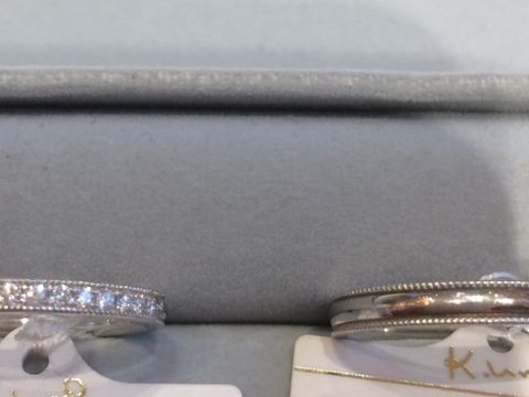 【ケイウノ ブライダル(K.UNO BRIDAL)の口コミ】 ハーフエタニティの指輪が気になっていましたが、他のデザインと比較して…