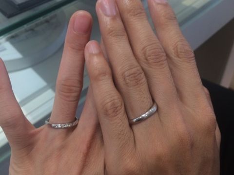 【JEWELRY STUDIO Advance(ジュエリースタジオアドバンス)の口コミ】 ハーフエタニティタイプの指輪を探していましたが、エタニティだけでもか…