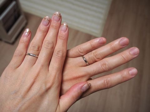 【アイプリモ(I-PRIMO)の口コミ】 何歳になってもずっとつけられるようなシンプルなデザインで、ダイヤがさ…