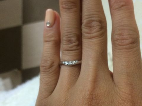 【銀座ダイヤモンドシライシの口コミ】 自分が働いているブライダル店舗の取引先だったので、特別に社員割引価格…