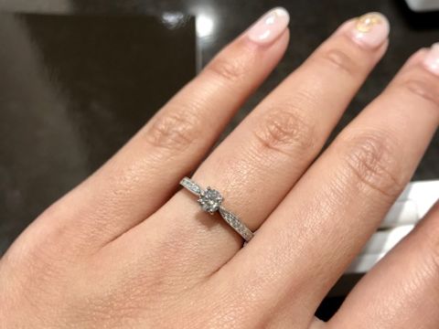 【LUCIE(ルシエ)の口コミ】 同じデザインはほかの店舗にもあったけど、セミオーダーなので気に入らな…