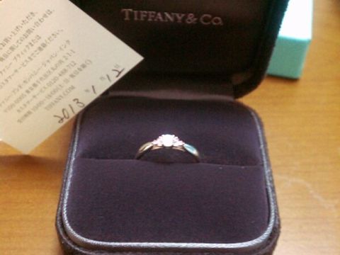 【ティファニー(Tiffany & Co.)の口コミ】 いかにも！婚約指輪というデザインではありません。
それが、個人的に気に…