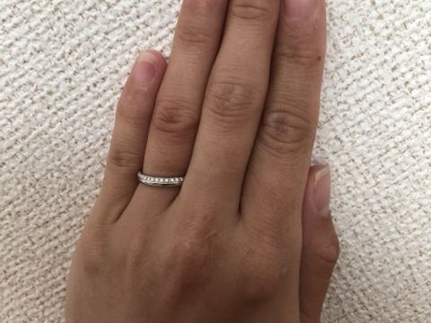 【アイプリモ(I-PRIMO)の口コミ】 ペアでつけるものなので、お互いの納得いくデザインのものを探して居まし…