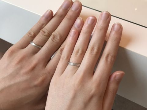 【JEWELRY  KAMATA(ジュエリーかまた)の口コミ】 エレガントかつ、少しアンティークっぽい感じのデザインです。女性の指輪…