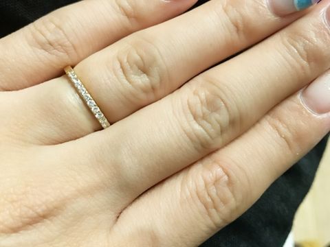 【A・D・A(エー・ディー・エー)の口コミ】 エタニティリングで探していましたが、ダイヤモンドが無くなってしまった…