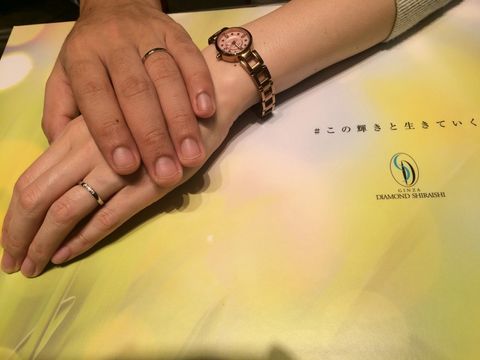 【銀座ダイヤモンドシライシの口コミ】 婚約指輪とのフィット感や相性を第一に考えたい、という私の希望を本当に…