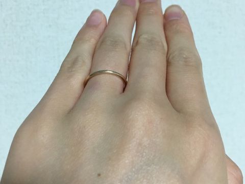 【agete(アガット)の口コミ】 結婚指輪はずっと身につけるものだから、シンプルなものを、と決めていま…