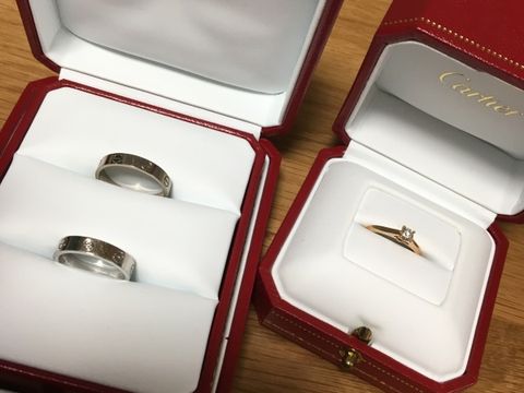 【カルティエ(Cartier)の口コミ】 主人がプロポーズのために内緒で購入してくれていました。
存在感のある一…