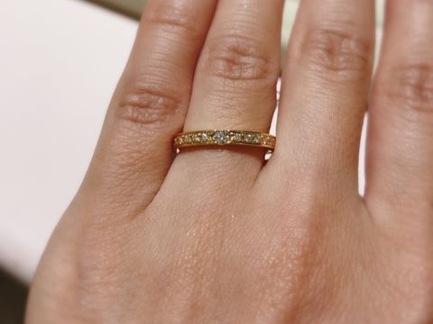 【TRECENTI(トレセンテ)の口コミ】 どの指輪も着け心地がとても良く、一つ一つ丁寧に作られているのが伝わり…