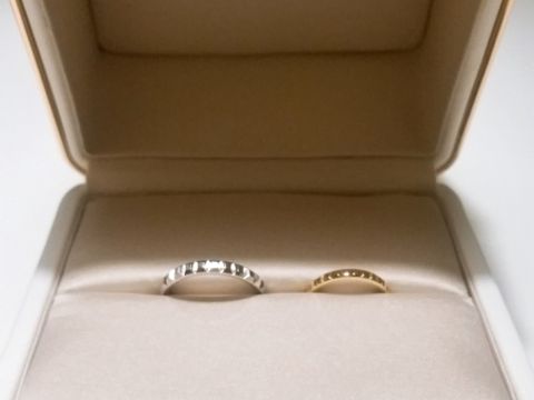 【ブシュロン(BOUCHERON)の口コミ】 結婚指輪はイエローゴールドのものがいいと決めていました。ティファニー…