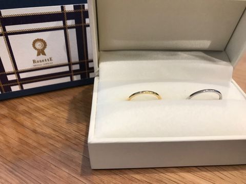 【RosettE(ロゼット)の口コミ】 細身のタイプの指輪を探していました。数多くのブランドの指輪を見ました…