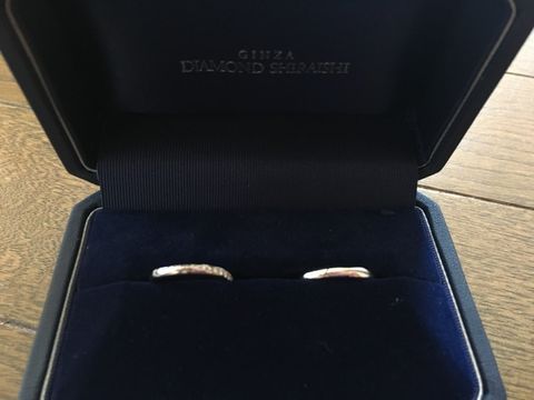 【銀座ダイヤモンドシライシの口コミ】 着け心地が良く、細めのリングを探していて、ピッタリの指輪が見つかった…