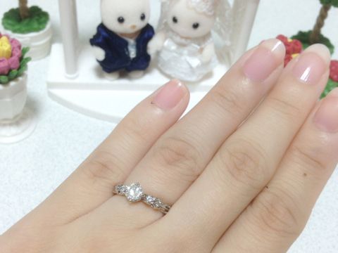 【YUKIZAKI BRIDAL(ユキザキブライダル)の口コミ】 横から見たときにデザインがあるものを探していて、ハートとリボンのよう…