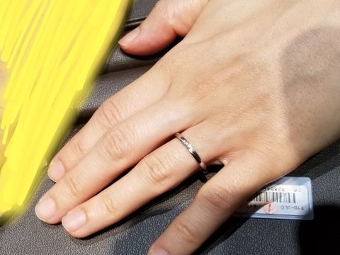 【アイプリモ(I-PRIMO)の口コミ】 相方と指輪の趣味が合わなかったので、別々のデザインで購入することにし…