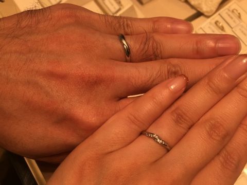 【ギンザタナカブライダル(GINZA TANAKA BRIDAL)の口コミ】 他の店舗に比べ、ダイヤの数が多くても価格が安いと感じました。プラチナ…