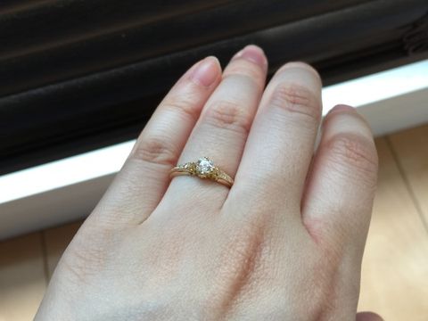 【LAPAGE(ラパージュ)の口コミ】 ゴールドの指輪が良かったのでゴールドで可愛くて普段から着けられるデザ…