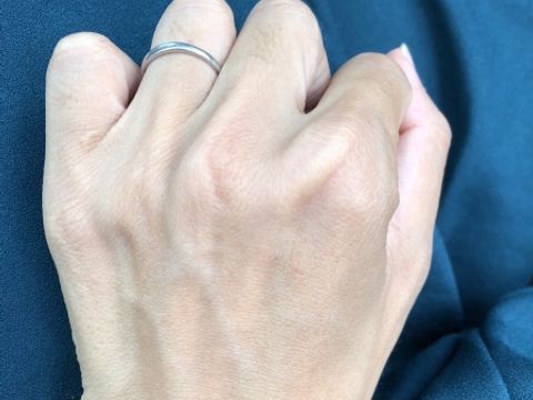 【4℃ BRIDAL(ヨンドシーブライダル)の口コミ】 見た目のかわいさと、つけごこちがよくて決めました。主人も気に入り、迷…