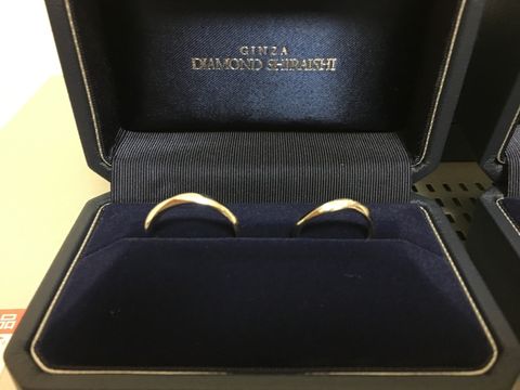 【銀座ダイヤモンドシライシの口コミ】 結婚指輪のデザインはシンプルなものにしたかったのですが、シンプルすぎ…