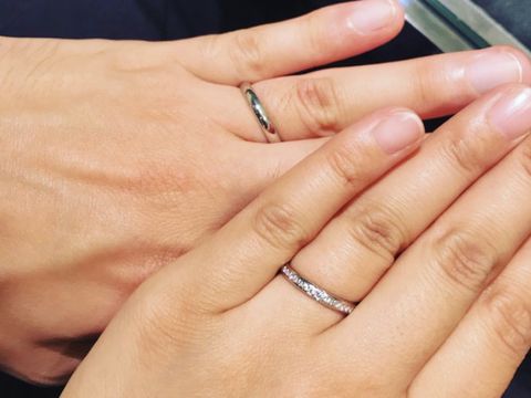 【ラザール ダイヤモンド(LAZARE DIAMOND)の口コミ】 ラザールダイヤモンドで取り扱っている結婚指輪の中でもダイヤモンドの数…