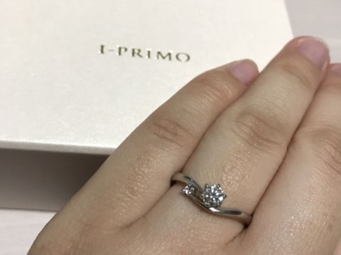 【アイプリモ(I-PRIMO)の口コミ】 実際に指につけてみて、つけ心地が良く見た目がいいところに惹かれました…