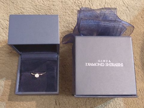 【銀座ダイヤモンドシライシの口コミ】 彼がサプライズでプレゼントしてくれました。
彼に聞いたところ、ダイヤモ…
