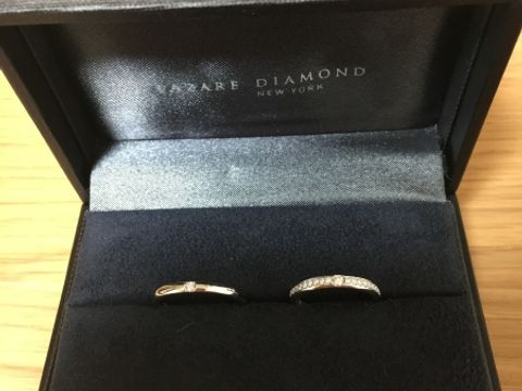 【ラザール ダイヤモンド(LAZARE DIAMOND)の口コミ】 カルティエやティファニーや、その他百貨店に入ってる指輪屋さん等一通り…