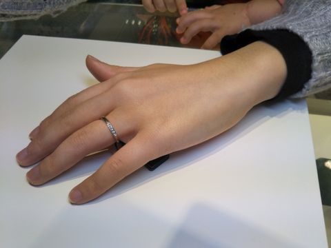 【ナカニワ　ファインダイヤモンドの口コミ】 他の人からの指輪の見え方にもこだわりがあるデザインで、模様やダイヤモ…