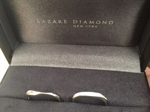 【ラザール ダイヤモンド(LAZARE DIAMOND)の口コミ】 婚約指輪を決定してからこのクレセントに決めました。婚約指輪とセットに…