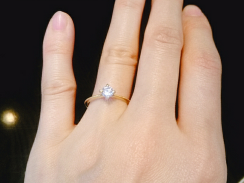 【ケイウノ ブライダル(K.UNO BRIDAL)の口コミ】 友人からこちらの指輪はオーダーメイドが出来ると聞いたので、興味があり…