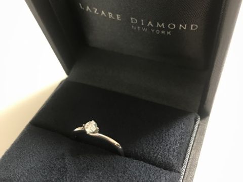 【ラザール ダイヤモンド(LAZARE DIAMOND)の口コミ】 婚約指輪と結婚指輪を同時に探しており、2人とも結婚指輪重視だったので、…