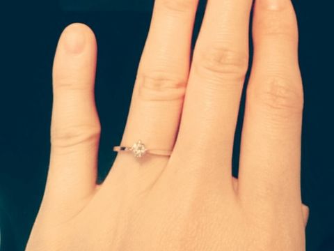 【4℃ BRIDAL(ヨンドシーブライダル)の口コミ】 全体的にシンプルなものが多く、私は指輪を選ぶならシンプルなものが欲し…