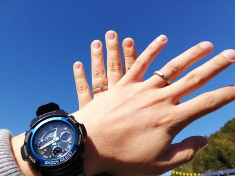 【NIESSING(ニーシング)の口コミ】 決め手となったのは、夫婦ふたりのリング同士でないと噛み合わない、さら…