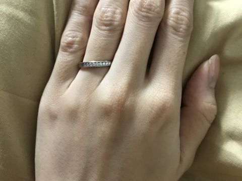 【Ptau(ピトー)の口コミ】 リバースマットという指輪で、ダイヤを11個入れました。リバースマットは…