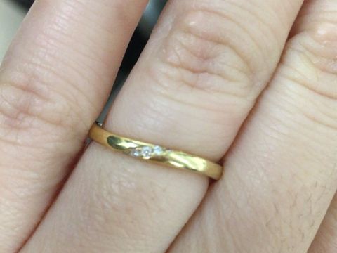 【アイプリモ(I-PRIMO)の口コミ】 細身のゴールドリングが欲しかったのですがどこへ行っても理想とするイエ…