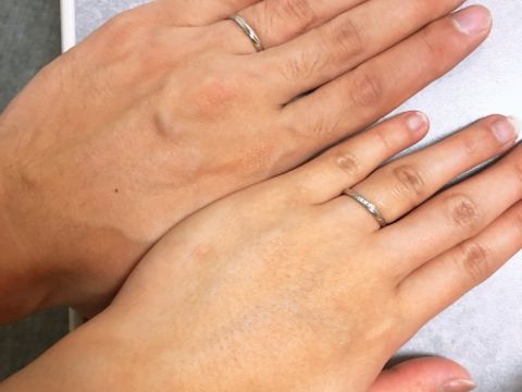 【アイプリモ(I-PRIMO)の口コミ】 好きなのを選んでいいよと言われて色々試着しましたがこの指輪に決めたの…