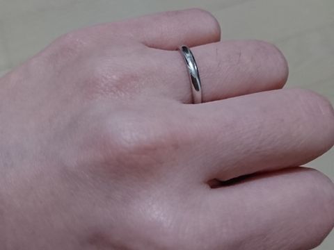 【GALA JEWELRY(ガラジュエリー)の口コミ】 ストレートで石のついていないシンプルな指輪がほしかったのですが、なか…