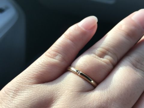 【with Happiness..の口コミ】 スヌーピー可愛いです！！デザインがシンプルで素敵で、一粒のダイアモン…