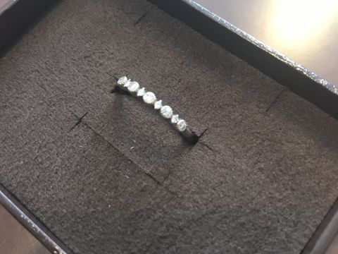 【agete(アガット)の口コミ】 一粒ダイヤの指輪には憧れがなくいつも付けていたいなと思いアガットの店…